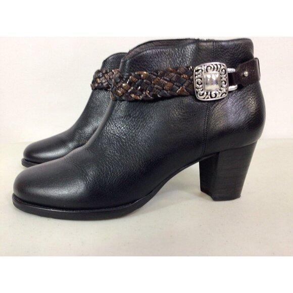Brighton Western Leather Ankle Boots Womens 9 - Picture 2 of 7